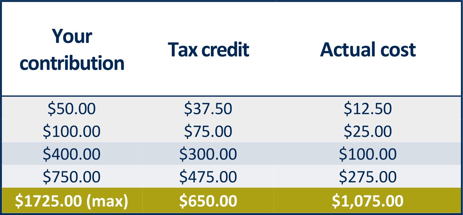 Future Party Tax Credit